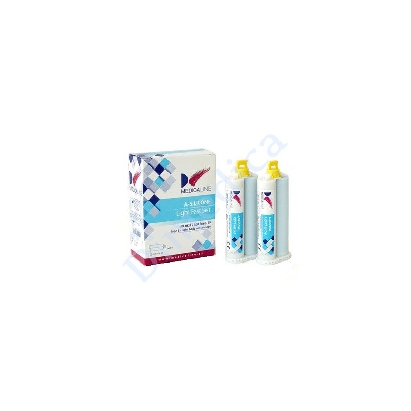 A-Silicone Medicaline Light Fast Set 2 X 50ml